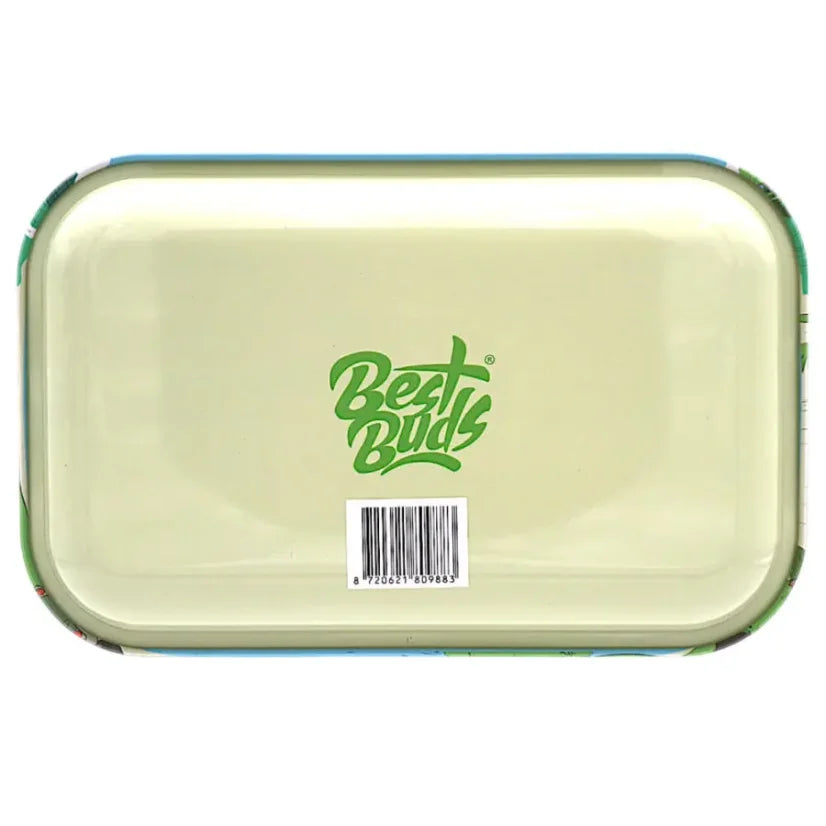 Best Buds Where is Weedo? beach, Metal Rolling Tray Medium, 17x28 cm