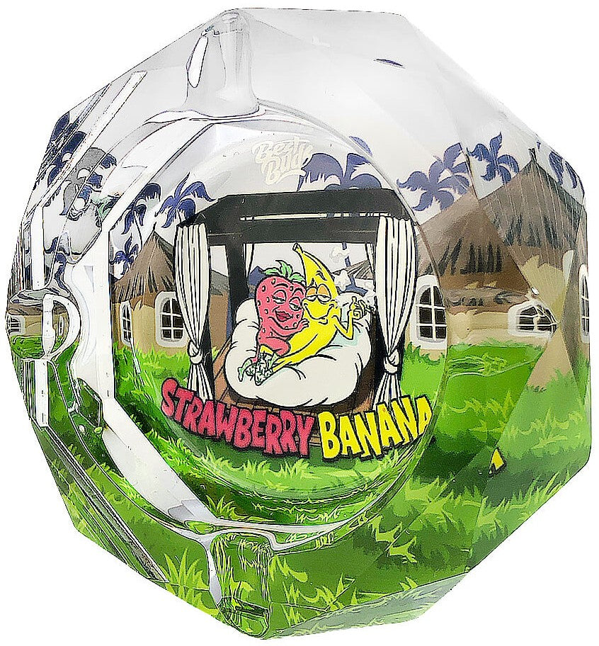 Best Buds Crystal Ashtray with Giftbox, Strawberry Banana