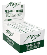 PURIZE Pre-Rolled KS Cones mit Aktivkohlefilter, 6er Pack