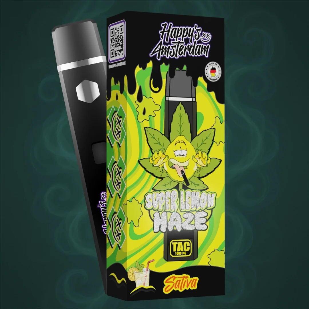 Happy Amsterdam Super Lemon Haze Vape 1ml